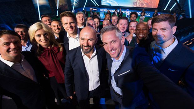 BT Sport team: Humphrey, Lineker, Gerrard