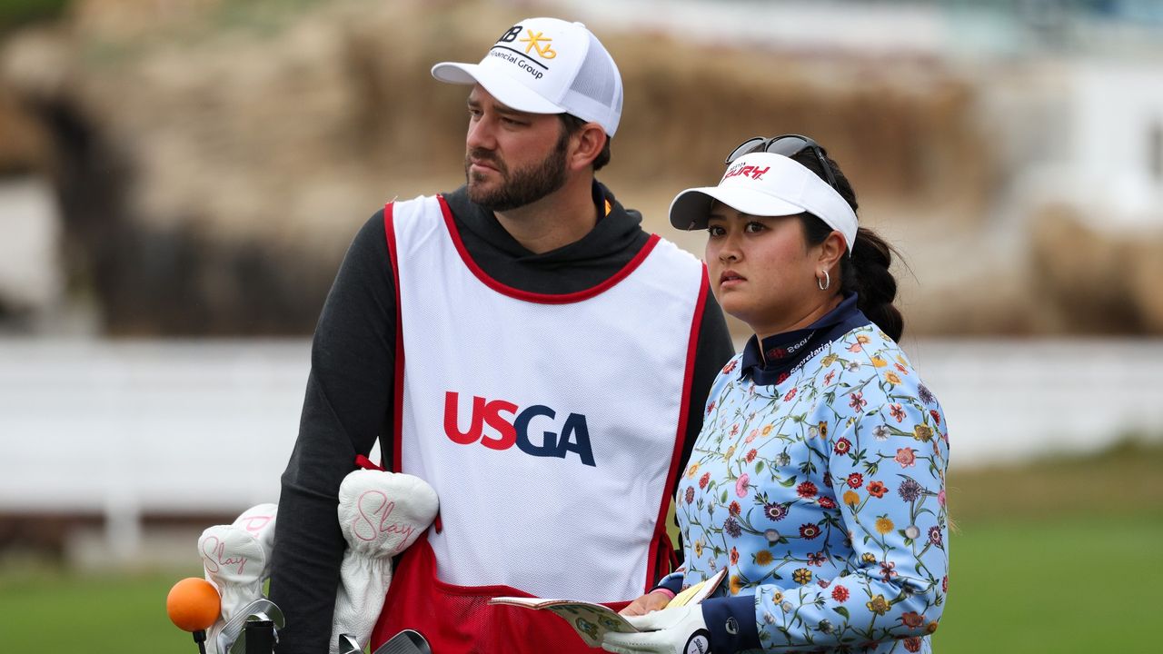 Lilia Vu&#039;s caddie Cole Pensanti