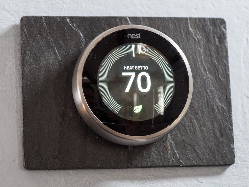 Nest Thermostat slate trim plate