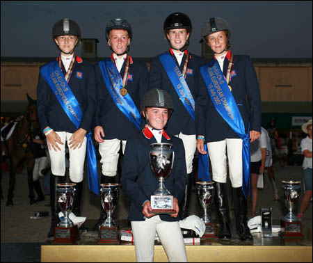 The British children on horses European Championship squad