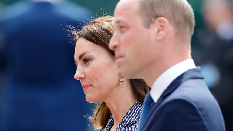 The Duke And Duchess Of Cambridge Attend The Official Opening Of The Glade Of Light Memorial