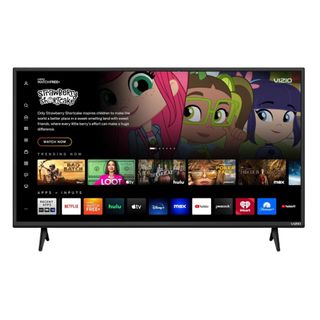A TV displaying a TV show browsing menu