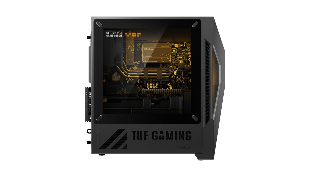 The Asus TUF Gaming T500 gaming desktop