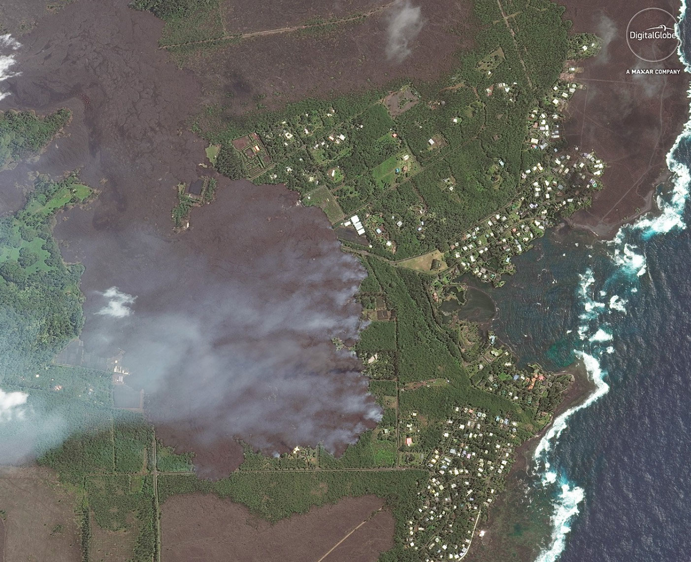 In Photos: Hawaii's Kilauea Volcano Eruption As Seen From Space 