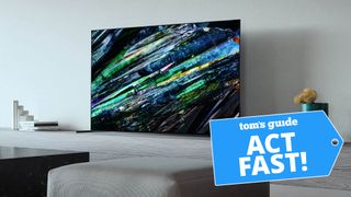 Sony A95L with Act Fast deal tag