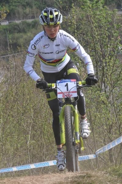 World Champion Irina Kalentieva (Topeak Ergon)