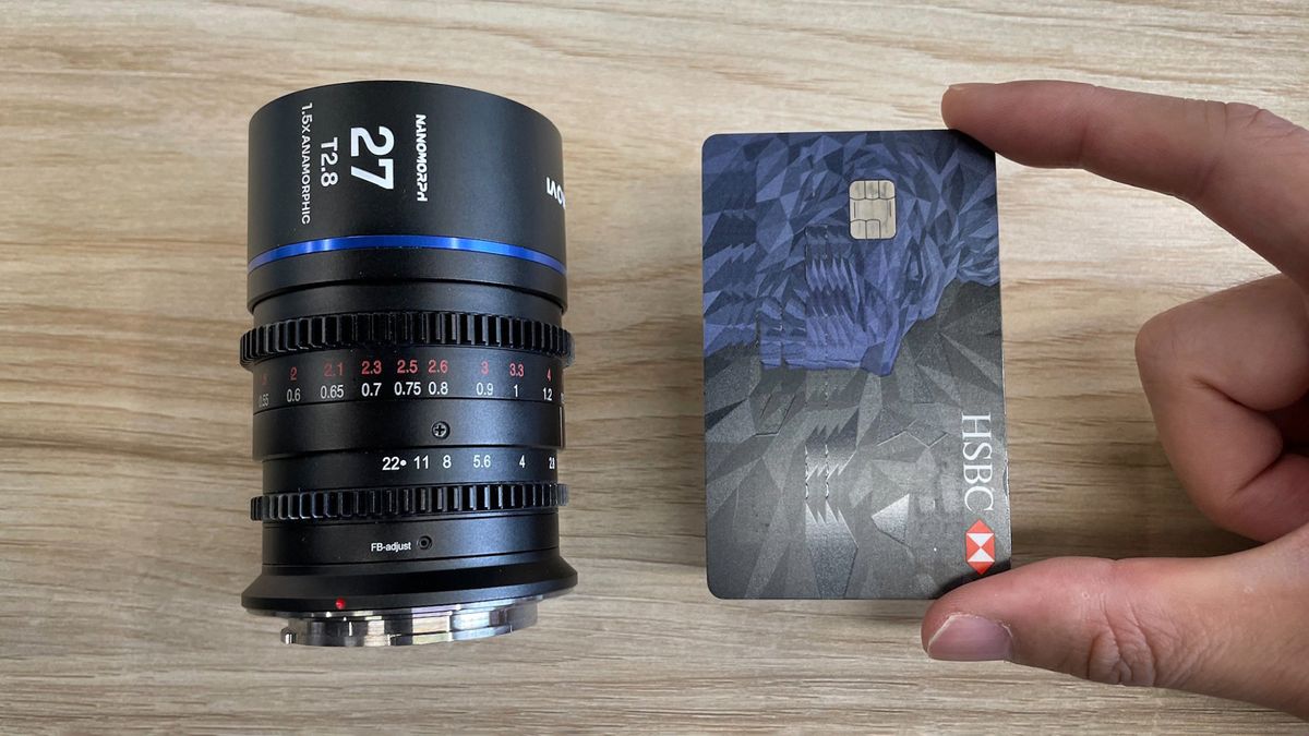 World&#039;s tiniest 1.5x anamorphic lenses are the size of a credit card! 