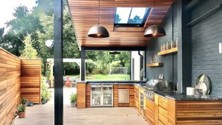 Outdoor kitchen shop building plans