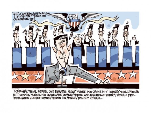 Newt vs. Mitt Romney, et al