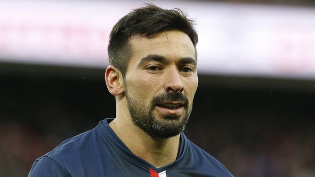 Ezequiel Lavezzi of Paris Saint-Germain