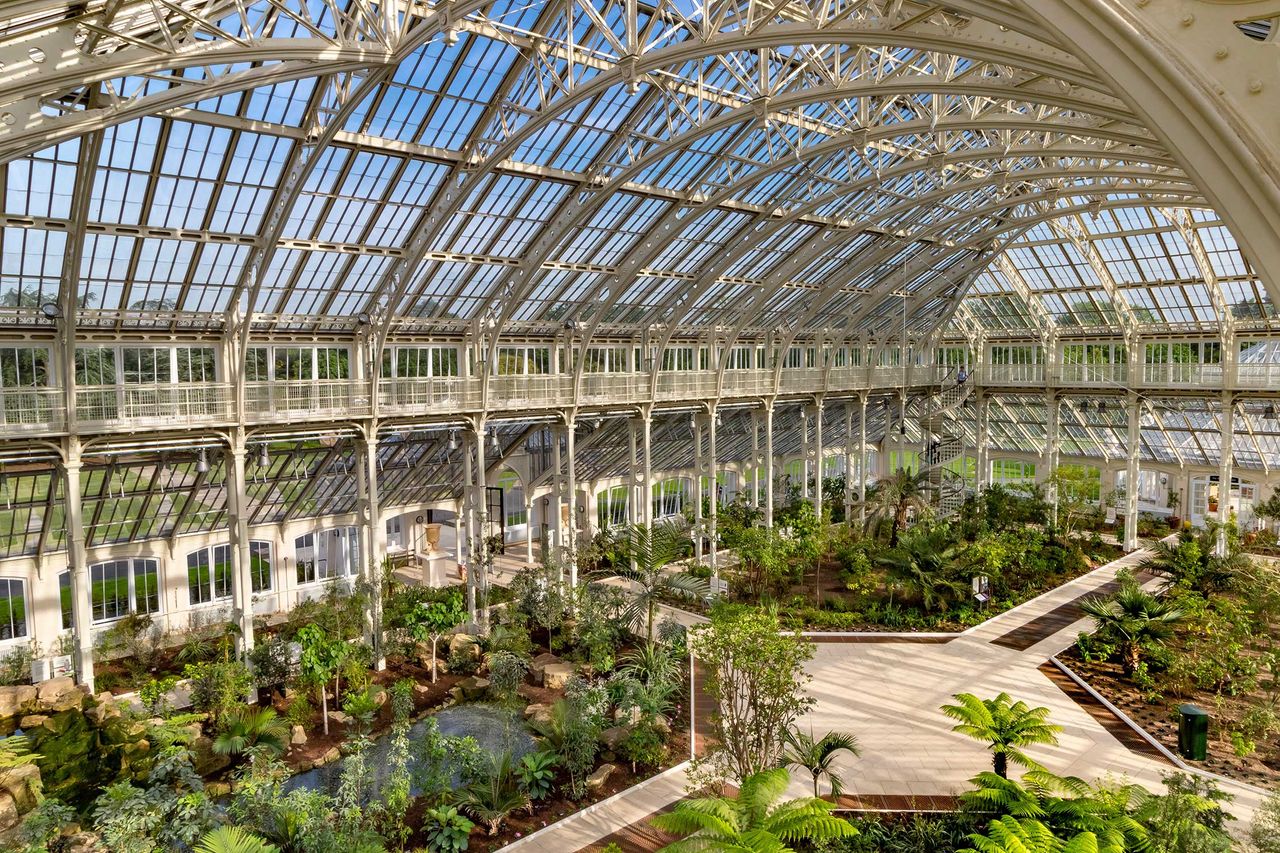 The Temperate House at Kew Gardens.