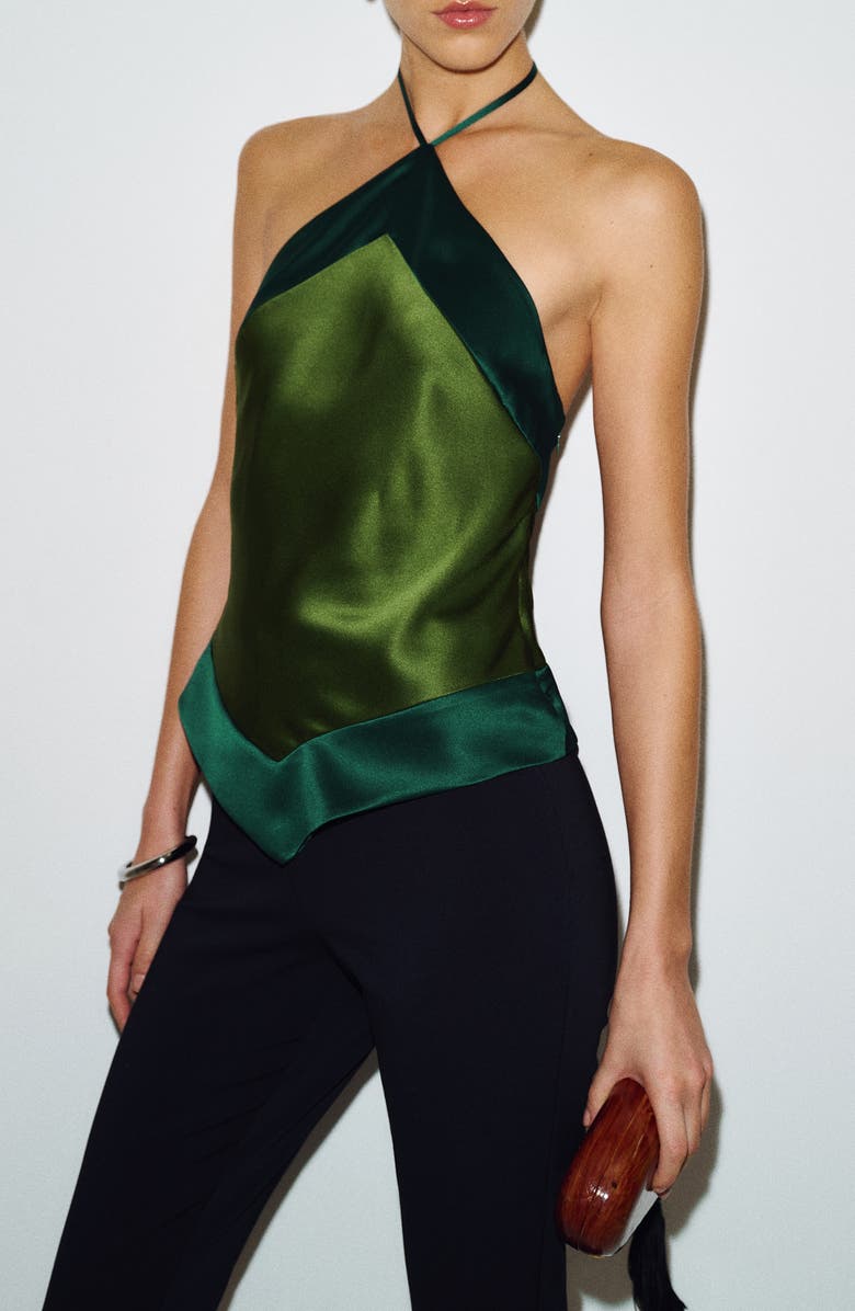 Jillian Silk Halter Top