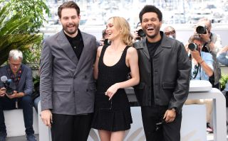 Sam Levinson, Lily-Rose Depp and The Weeknd at Cannes Film Festival 2023.