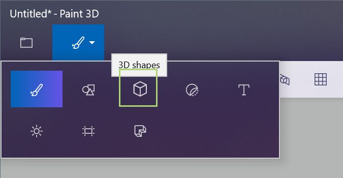 add a grid in paint 3d