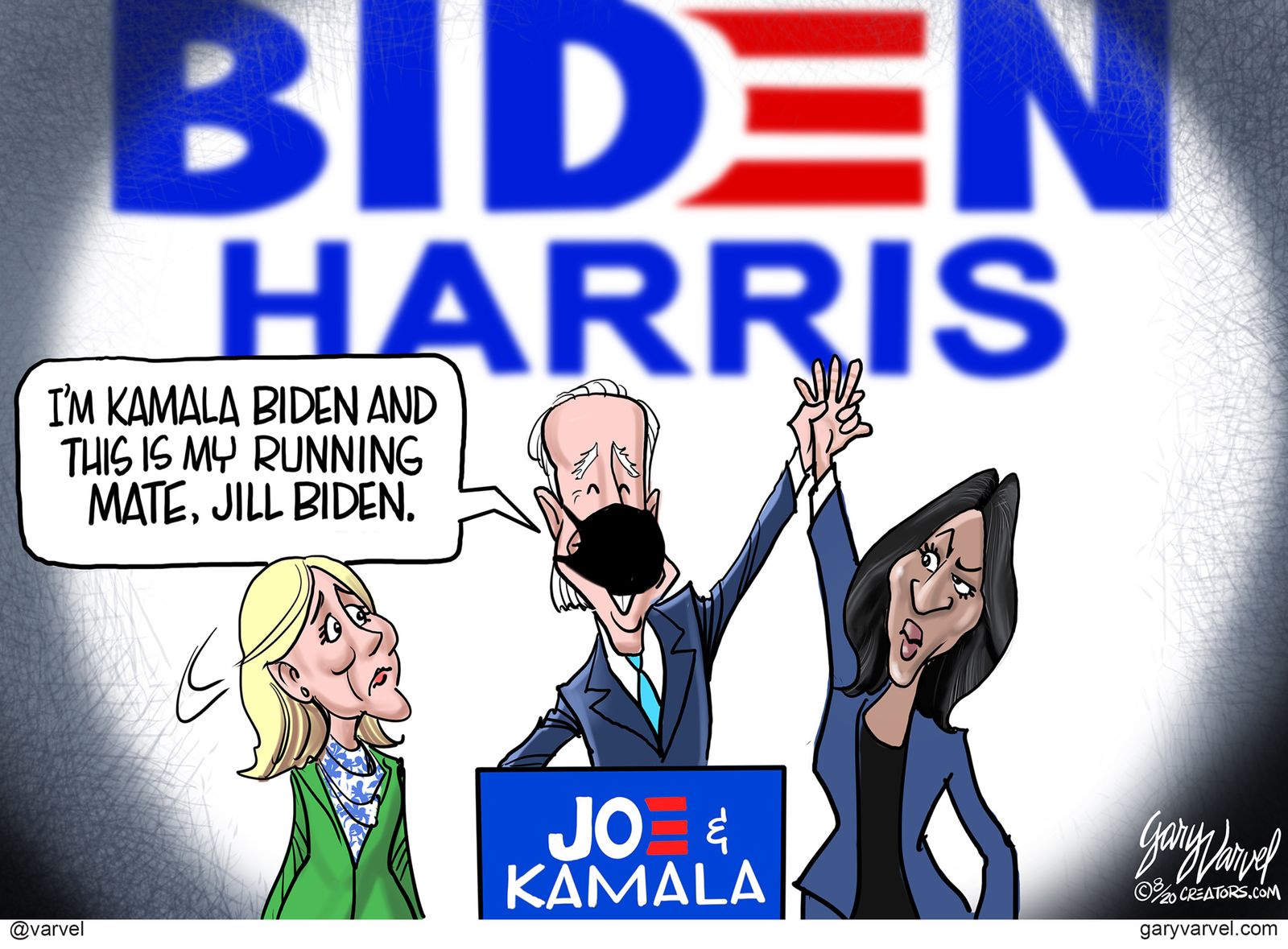 5 funny cartoons about the promise and peril of Kamala Harris for vice