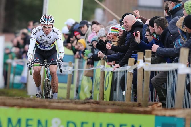 The fans of Baal were out in force to support Sven Nys