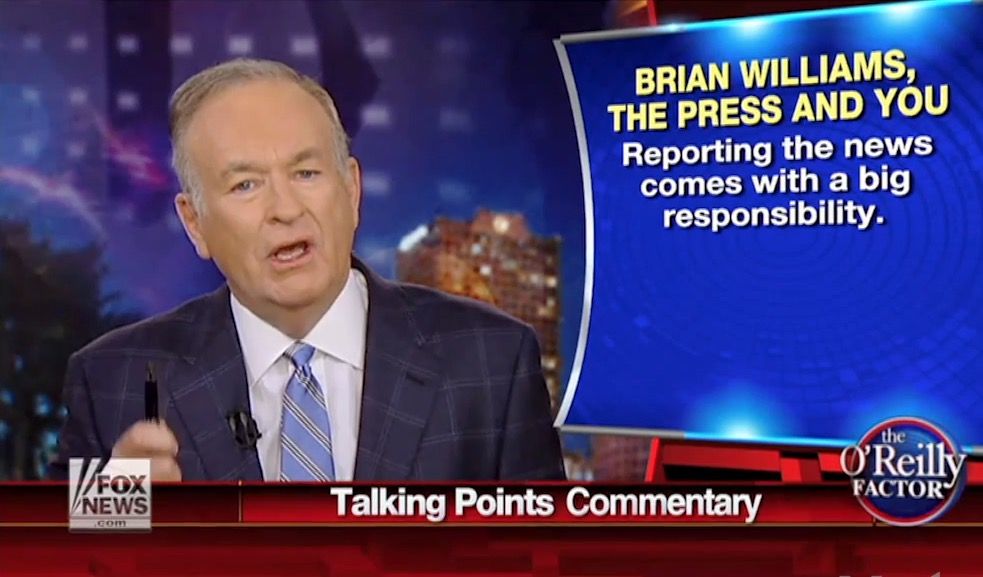 Does Bill O&amp;#039;Reilly have a &amp;quot;Brian Williams problem&amp;quot;?