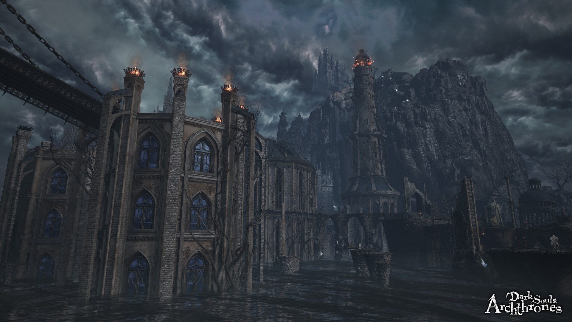 View of Cathedral of Blue in Archthrones