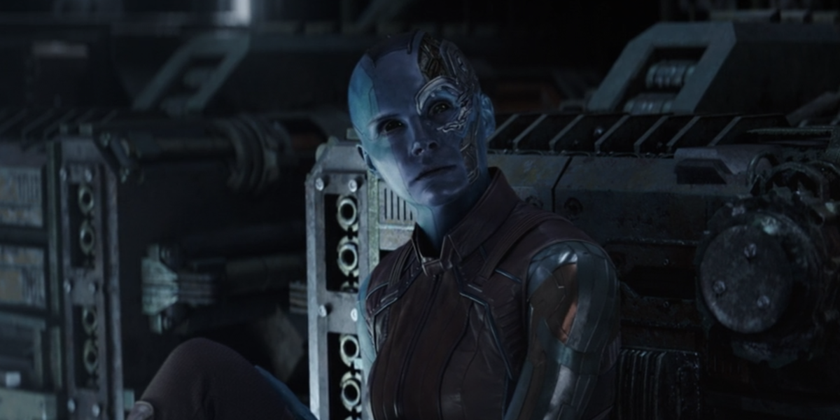 Guardians Of The Galaxy’s Karen Gillan Explains Where Nebula's Head Is ...