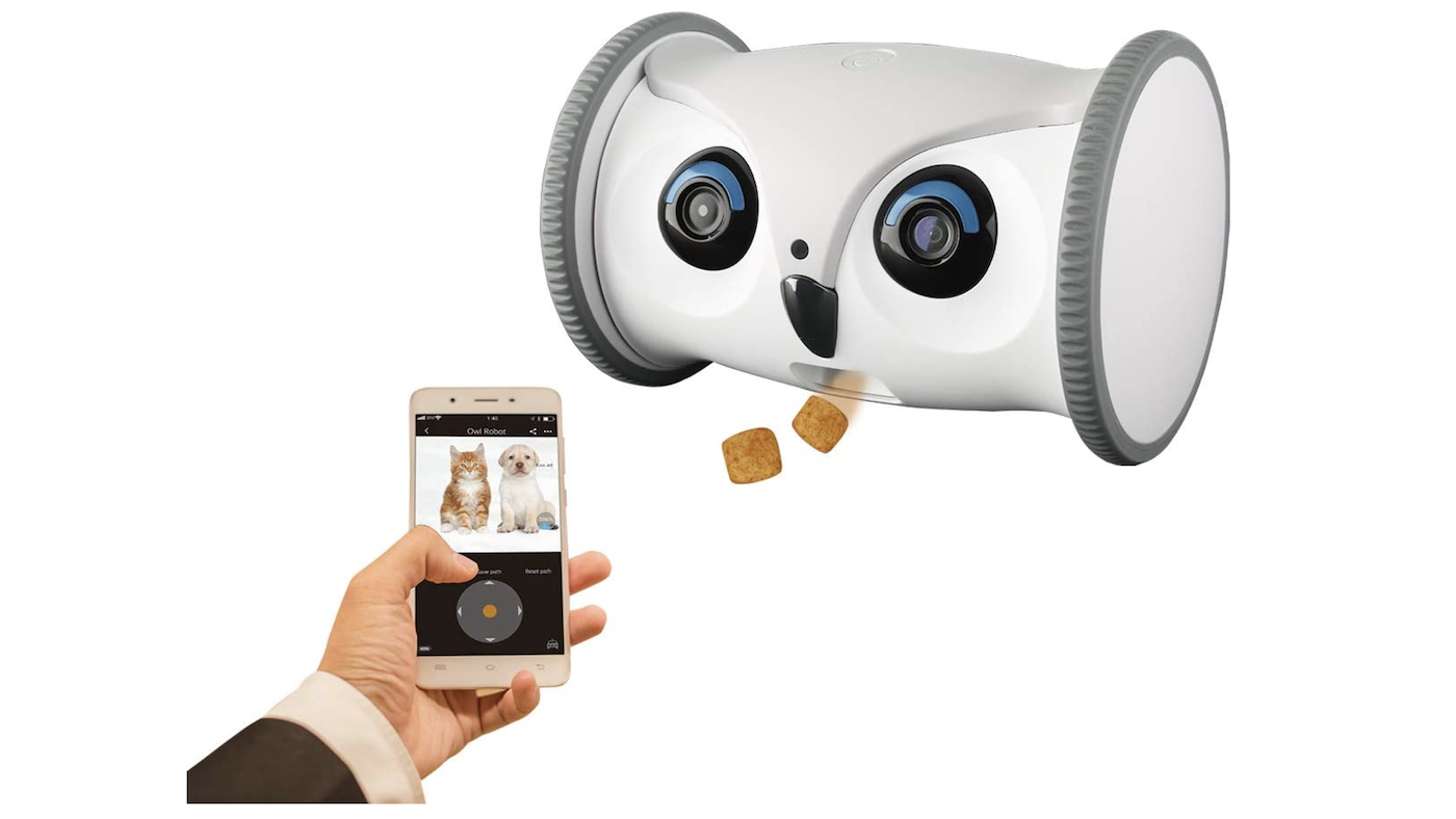 Skymee owl robot: best dog cameras