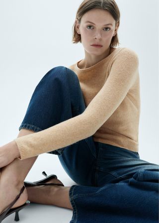 Fine-Knit Boat-Neck Sweater - Women | Mango Usa