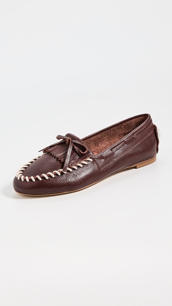 Jamie Haller the Camp Loafers in Unlined Buffalo