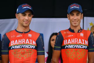 Antonio and Vincenzo Nibali (Bahrain-Merida)