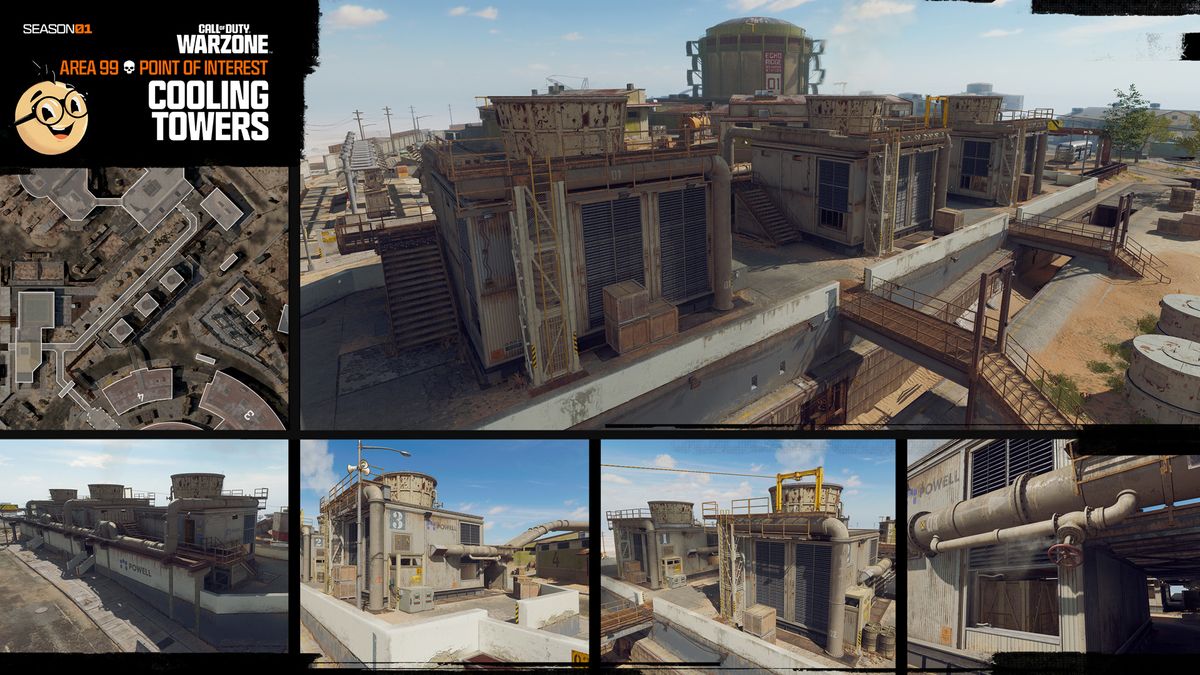Black Ops 6 x Warzone Season 1 Area 99 Cooling Towers