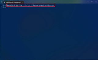 PowerShell save output to text file