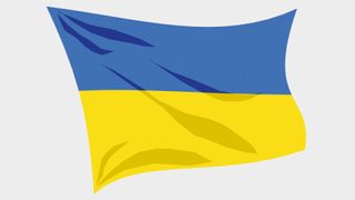 An illustration of the Ukraine flag, created by Future PLC