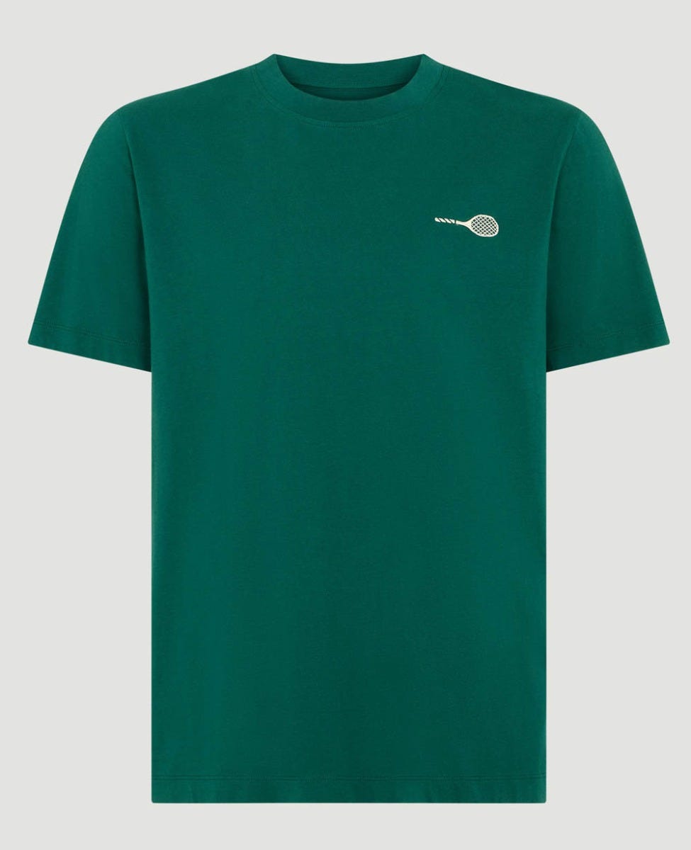 Mens Racket T-Shirt in Green