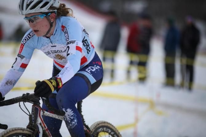 Ellen Noble now wears the U23 Series leader's jersey as well as the overall Elite Women's leader's jersey.