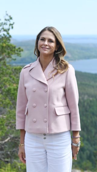 Princess Madeleine of Sweden visits Skuleberget on June 21, 2022