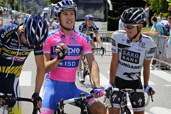 Przemyslaw Niemiec (Lampre - ISD) before the start.