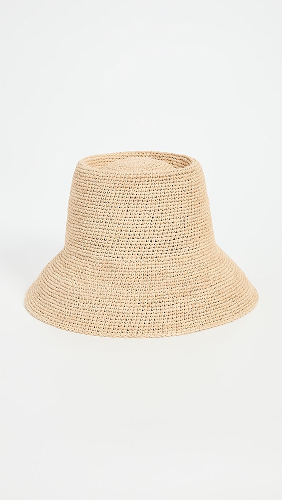Janessa Leone Felix Straw Bucket Hat