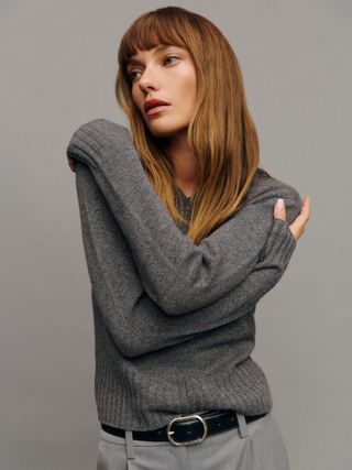 Dulce Cashmere V-Neck Sweater