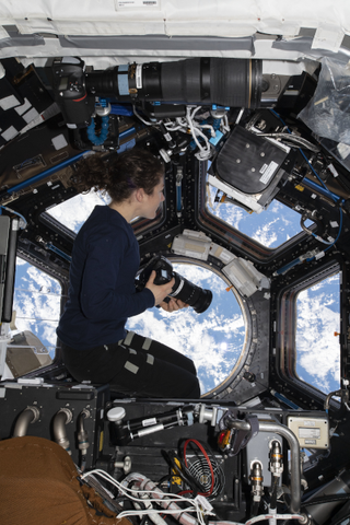 NASA astonaut christina koch international space station