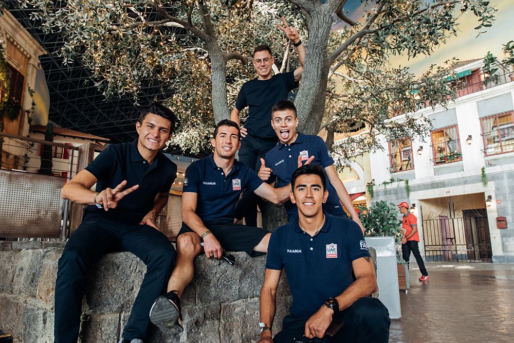 UAE Team Emirates training camp