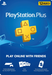 PlayStation Plus (12 month): was $59 now $27 @ CDKeys
