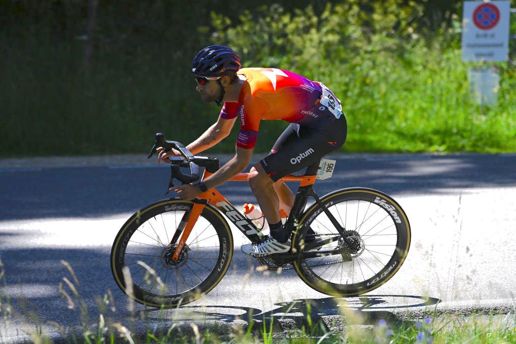 Kyle Murphy at Tour de Suisse before winning US Pro Road Race Championship in 2022