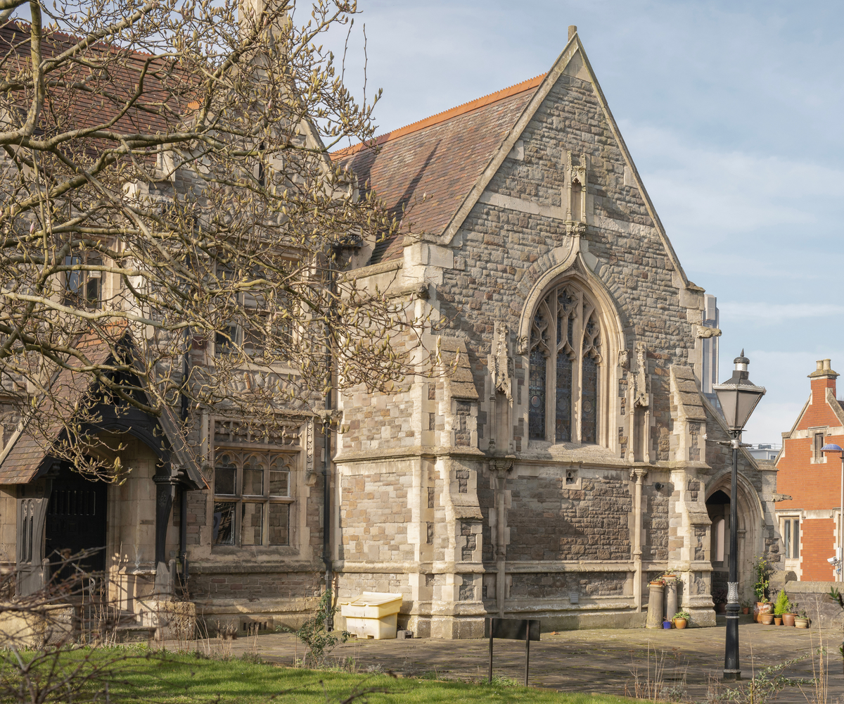 Exterior of Victorian chapel