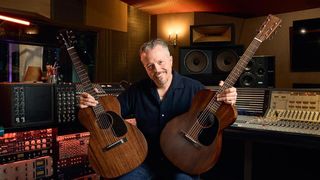 Jason Isbell with his Martin signature acoustics