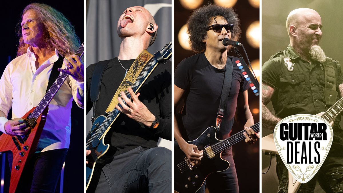 [L-R] Dave Mustaine, Matt Heafy, William DuVall and Scott Ian