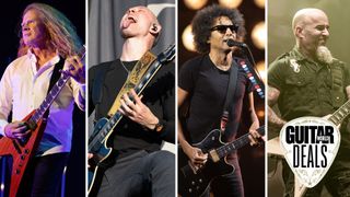 [L-R] Dave Mustaine, Matt Heafy, William DuVall and Scott Ian