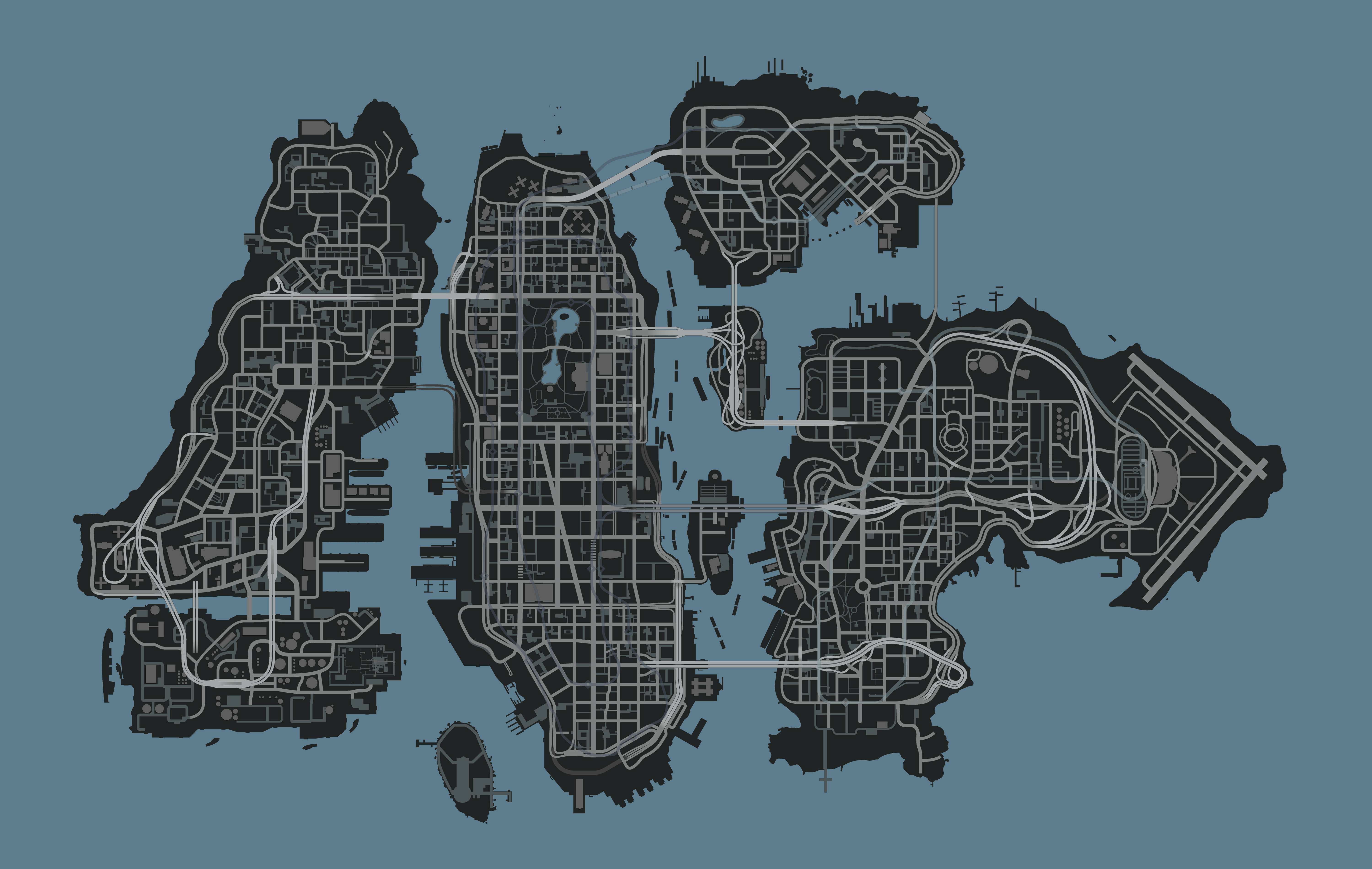 GTA 4 map