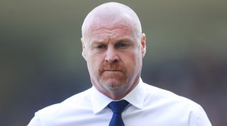 Everton manager Sean Dyche during a match