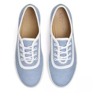 light blue lace up shoes