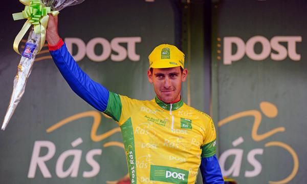 General classification leader Pirmin Lang (Atlas Jakroo)