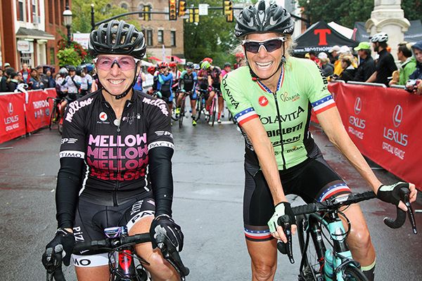 The two winningest women in US cycling, Laura Van Gilder (Mellow Mushroom) and Tina Pic (Colavita) have been lining up together for over 30 years