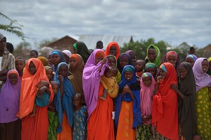 Refugees at Kenya's Dadaab camp